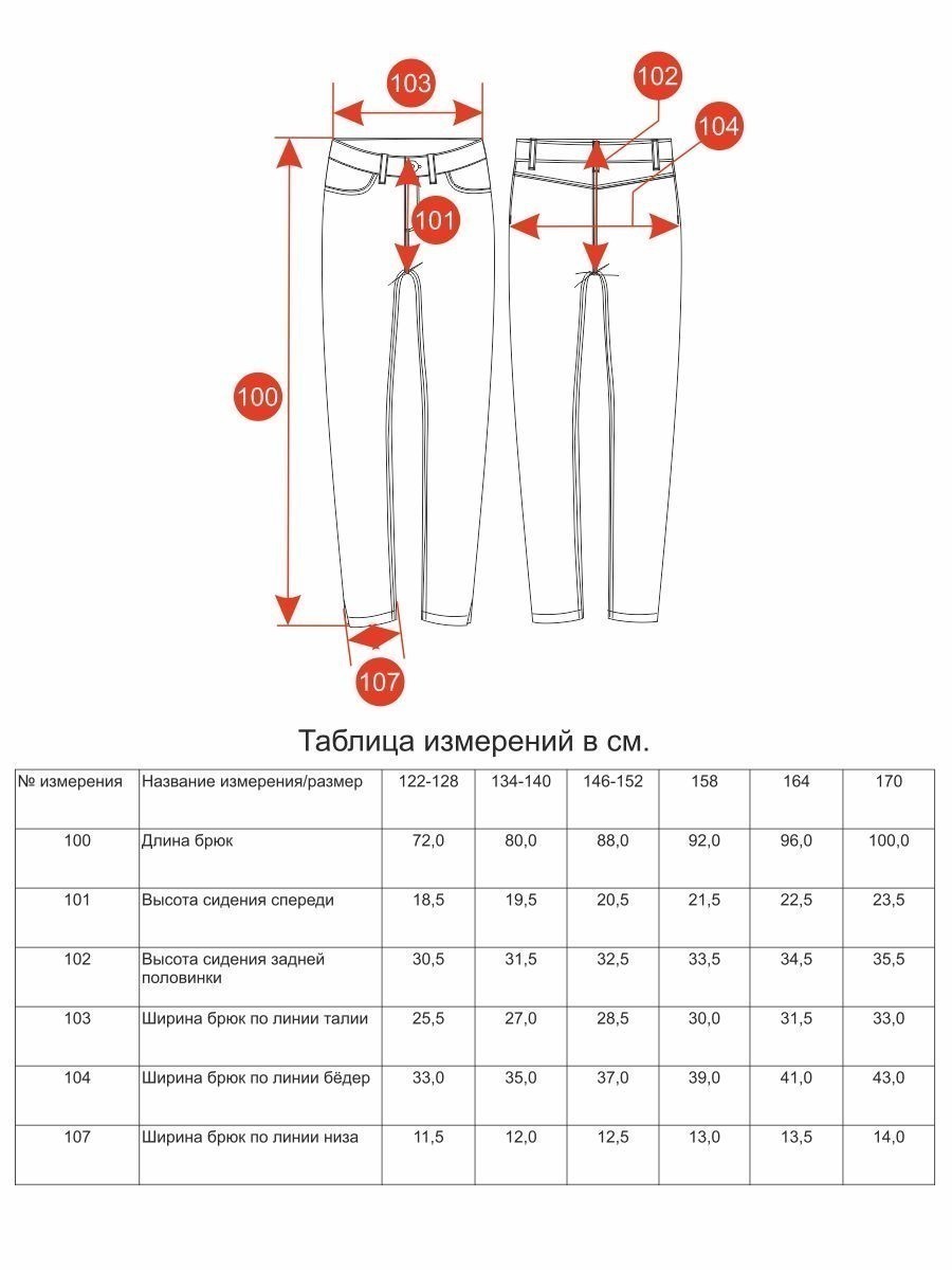 Джинсы для девочки