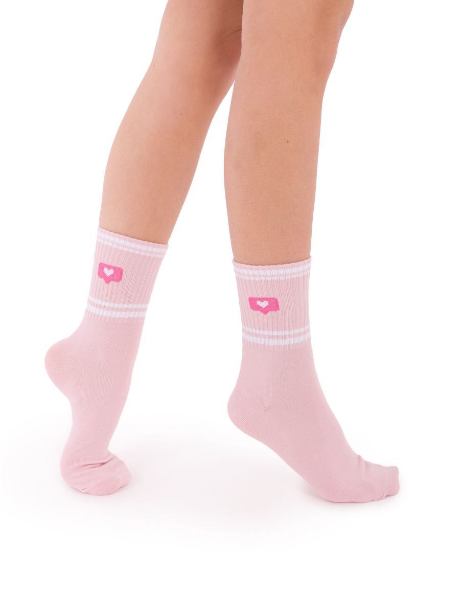 нежно розовые носки для девочки