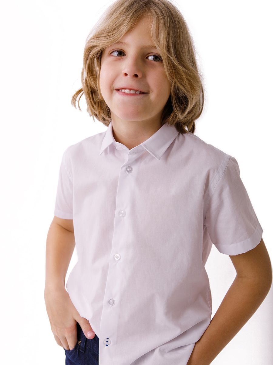 Фото сорочка с коротким рукавом для мальчика 101282_OLB