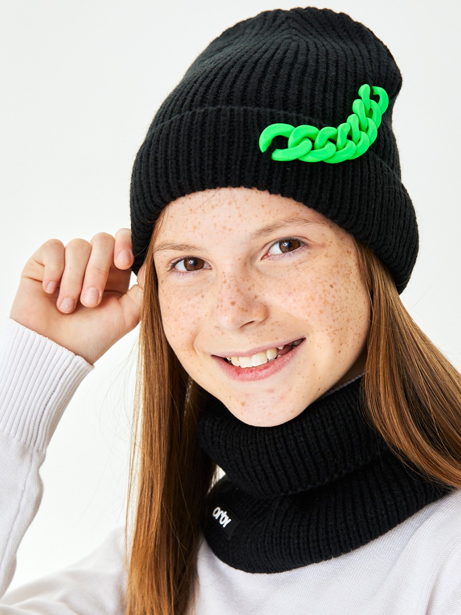 Фото комплект (шапка,снуд) для девочки 102821_OAG