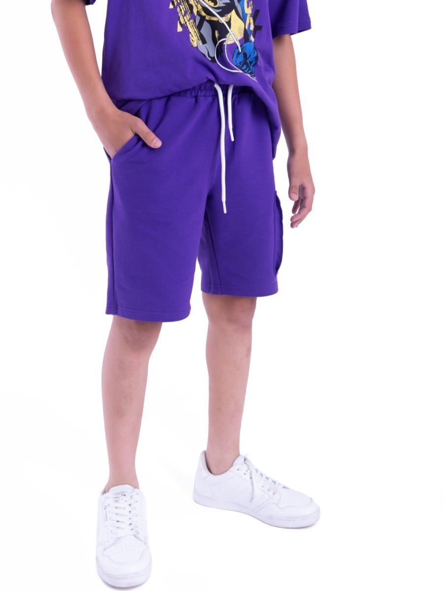 Фиолетовые шорты для мальчика