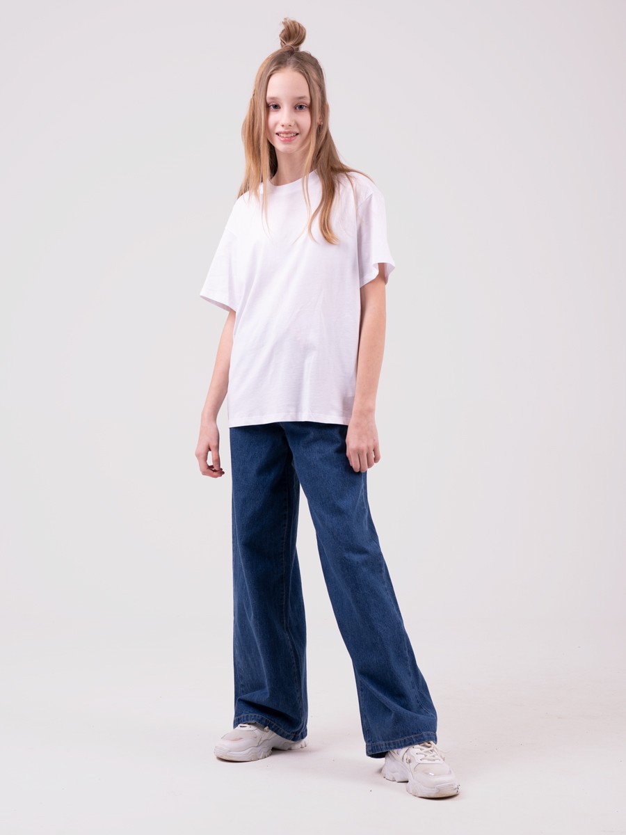 

Джинсы WIDE LEG для девочки, Голубой