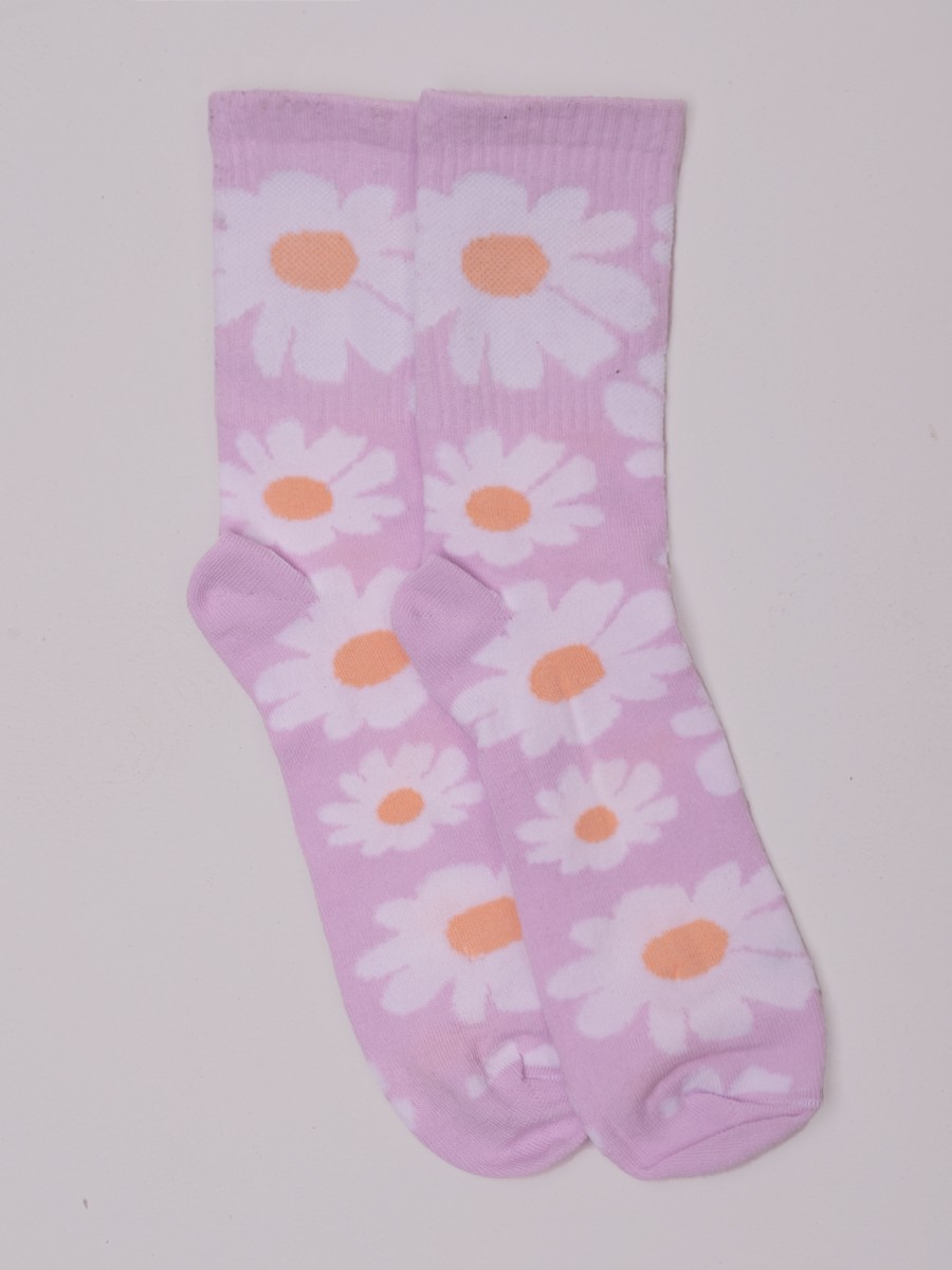 Сиреневые носки для девочки