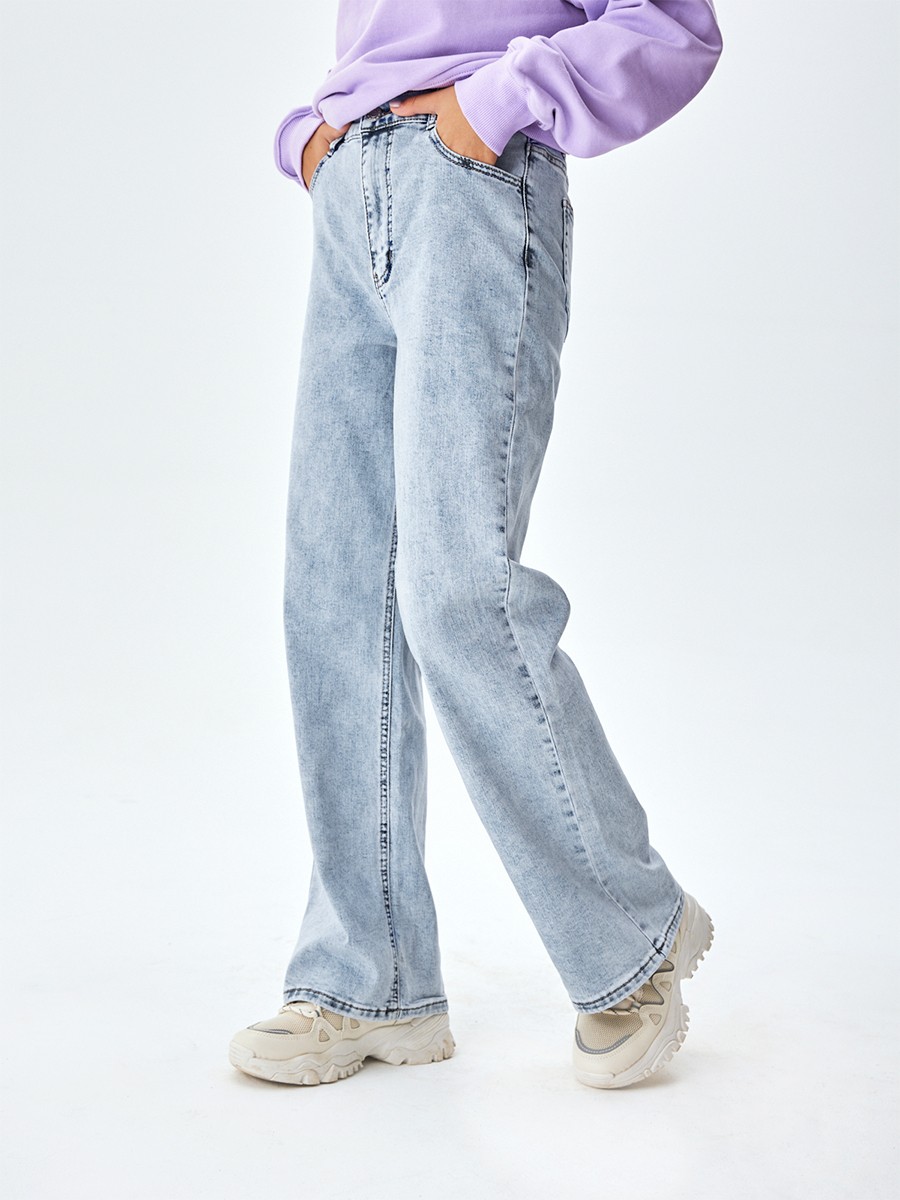 Фото джинсы палаццо для девочки 103093_OLG