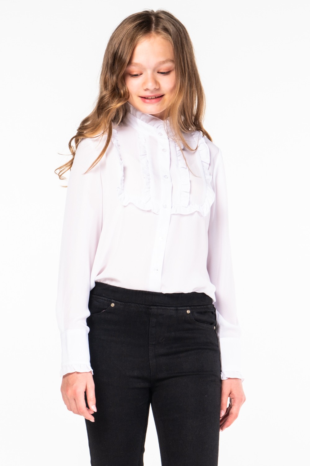 Блузка с длинным рукавом для девочки