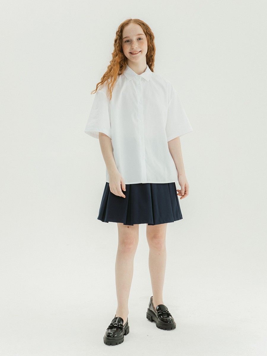 Фото блузка с коротким рукавом для девочки 102674_OLG