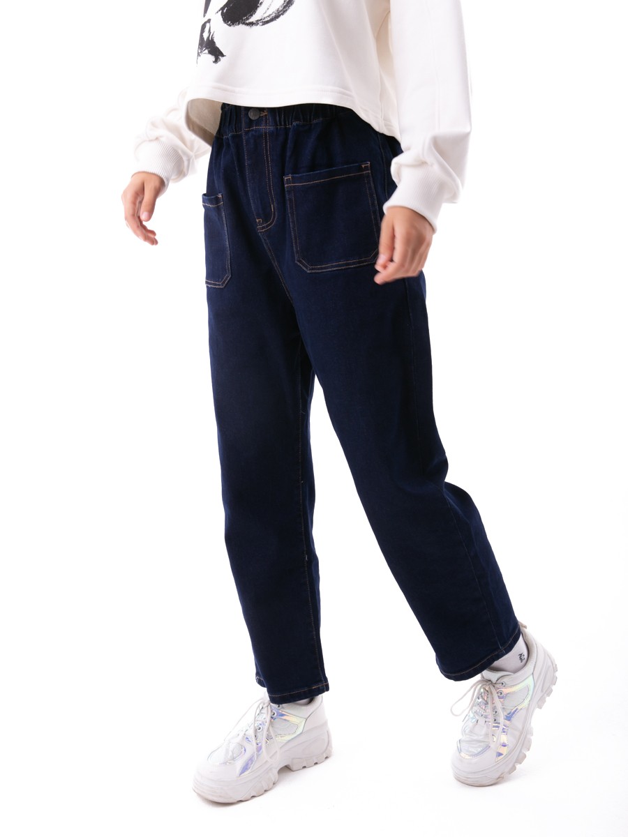 Фото джинсы mom fit для девочки 101461_OLG