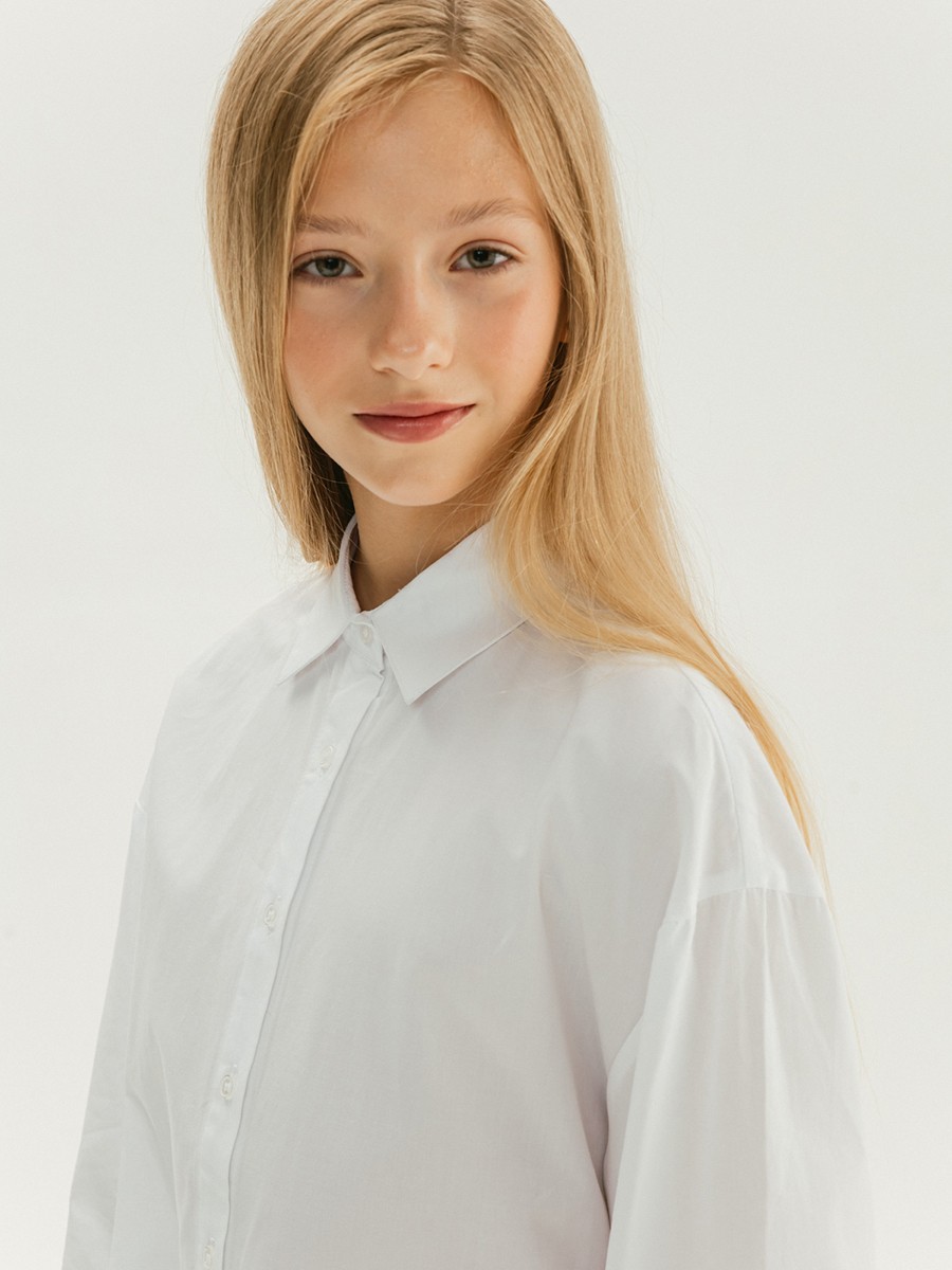 Фото блузка с длинным рукавом для девочки 102673_OLG
